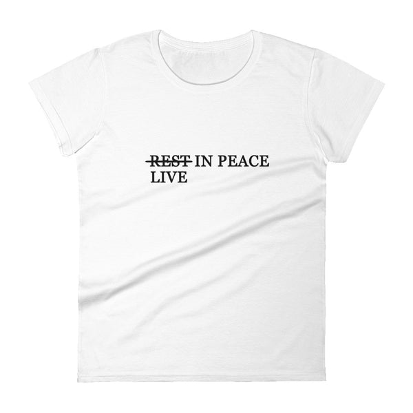 Live in Peace Women's short sleeve t-shirt - DARKDIVINITY